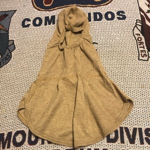 NWOT. Gold Anti Flash Hood. Flame Resistant Balaclava. Army. Military.